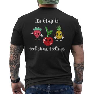 Fruits Mignons Pour Laanté Mentale T-shirt imprimé au dos - Cadeauxyz