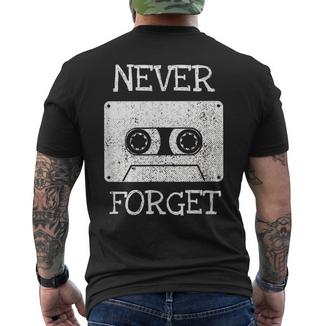 Humoristique Rétro En Forme De Cassette T-shirt imprimé au dos - Cadeauxyz