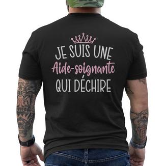 Jeuis Une Aideoignante Qui Déchire T-shirt imprimé au dos - Cadeauxyz