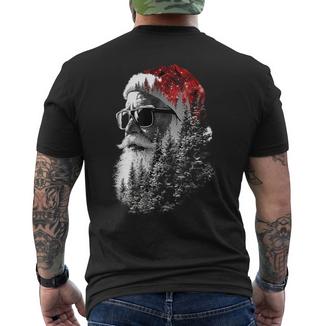 Lunettes Deoleil Père Noël Motif Père Noël T-shirt imprimé au dos - Cadeauxyz