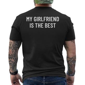 Ma Copine Est La Meilleure T-shirt imprimé au dos - Cadeauxyz
