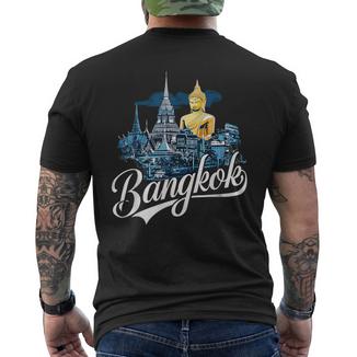 Souvenirintage De La Culture De Bangkok City Thaïlande Asie T-shirt imprimé au dos - Cadeauxyz