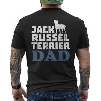 Uomo Jack Russel Terrier Papà T-shirt da uomo con stampa posteriore - Novitaregali