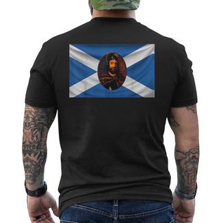William Wallace Le Grand Écossais Montréur Le Drapeau Écossais T-shirt imprimé au dos - Cadeauxyz