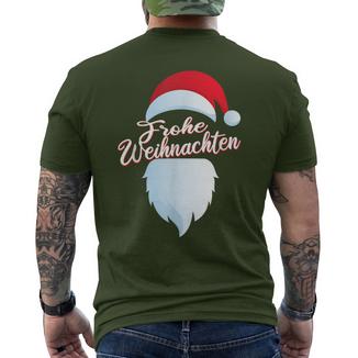 Frohe Weihnachten Christmas Xmas Weihnacht T-Shirt mit Rückendruck - Seseable