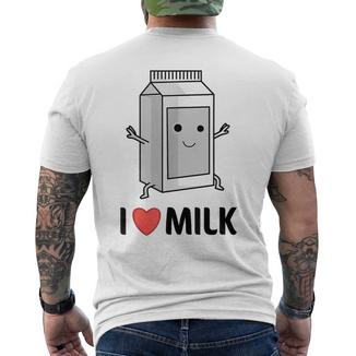 J'aime Milk J'aime Le Lait T-shirt imprimé au dos - Cadeauxyz