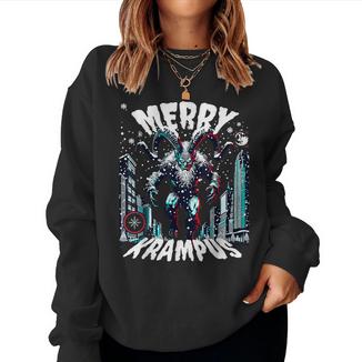Frohe Krampus Nacht Frauen Kinder Weihnachten Happy Krampusnacht Sweatshirt Frauen - Seseable