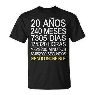 20 Años Cumpleaños Hombre Regalo Divertido 20 Años Camiseta unisex - Regaloses