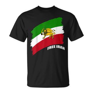 Bandera De Irán Con De León Camiseta unisex - Regaloses