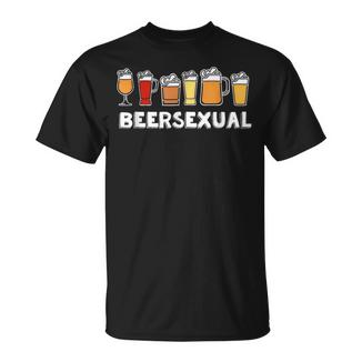 Beersexual Amante Divertido De La Cerveza Humor Ale Lager Camiseta unisex - Regaloses