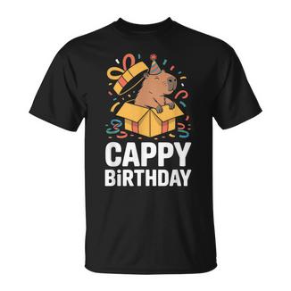 Cappy Cumpleaños Capybara Lover Cumpleaños Capibara Camiseta unisex - Regaloses