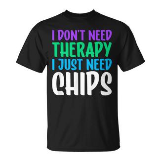Chips I Love Chips Croustilles De Pommes De Terre Amusantes T-Shirt - Cadeauxyz