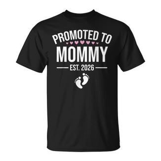 Cute 1St Time Mom Est 2026 New Mom New First T-Shirt - Monsterry