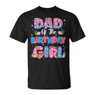 Dad And Mom Of The Birthday Girl Party Decor Family Matching T-Shirt - Monsterry