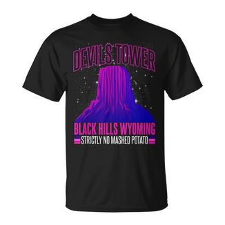 Devil's Tower Estrictamentein Puré De Papa Camiseta unisex - Regaloses