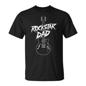 Diseño De Guitarra Rockstar Dad Camiseta unisex - Regaloses