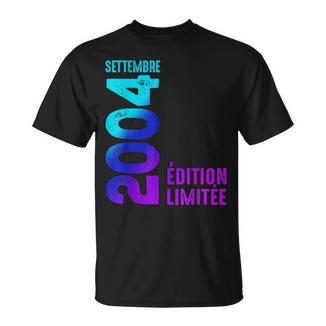 Édition Limitée 2004 2004Eptembre 2004 Anniversaire T-Shirt - Cadeauxyz
