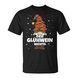 Glühwein Wichtel Weihnachten T-Shirt - Seseable