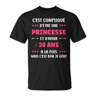 Humour 30 Ans Anniversaire Princesse 30 Ans T-Shirt - Cadeauxyz