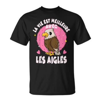 Idée Aigle Enfant Filleie Avec Les Aigles T-Shirt - Cadeauxyz