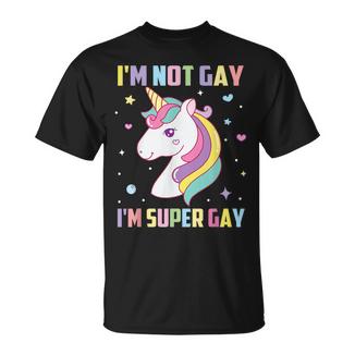 I'm Not Gay I'muper Gay Gay Lesbianas Transgénero Lgbt Camiseta unisex - Regaloses