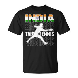Indien Tennis De Table Amoureux De Ping Pongport T-Shirt - Cadeauxyz