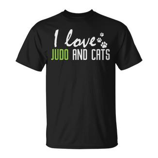 Judo J'adore Le Judo Et Les Chats T-Shirt - Cadeauxyz