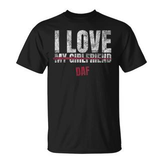 I Love Daf Instrument De Musique Musique T-Shirt - Cadeauxyz