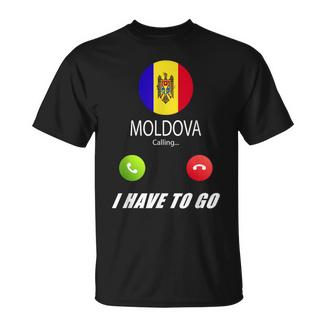 Moldavia Banderaouvenir Moldavia Está Llamando Camiseta unisex - Regaloses