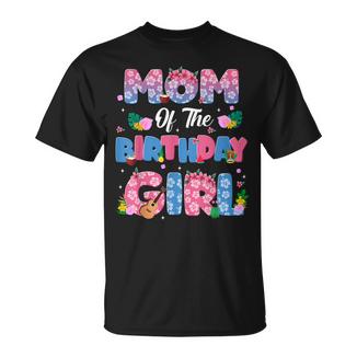 Mom And Dad Of The Birthday Girl Party Decor Family Matching T-Shirt - Monsterry