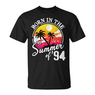 Né À L'été 94 Né À L'été 1994 Anniversaire T-Shirt - Cadeauxyz