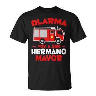 Niños Ducha De Bebé Alarmaoy Aer Hermano Mayor Cumpleaños Camiseta unisex - Regaloses