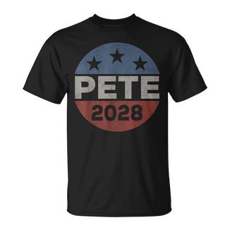 Retro Pete 2028 Pete Buttigieg Para Presidente 2028 Camiseta unisex - Regaloses