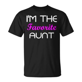 Tía Favorita Tía Tía Familia Cumpleaños Camiseta unisex - Regaloses