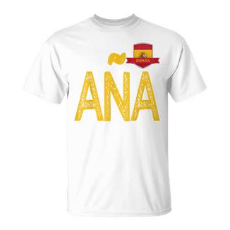 Espagne España Drapeau Humain Lettre A Et Ñ Et A Espagne España T-Shirt - Cadeauxyz