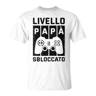 Gaming Livello Papablocatto Regalo Gamer Esta Del Papà Maglietta - Novitaregali