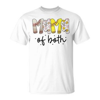 Mama Of Both Baseball Softball Mom Mother's Day T-Shirt - Thegiftio