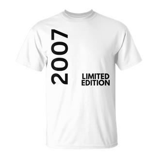 Né En 2007 Édition Limitée T-Shirt - Cadeauxyz