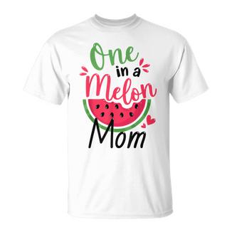 One In A Melon Mom 1St Birthday Party Family Matching T-Shirt - Monsterry