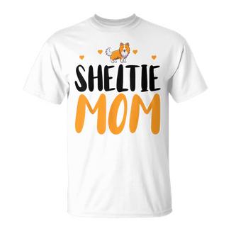 Sheltie Mom Chien De Bergerhetland T-Shirt - Cadeauxyz