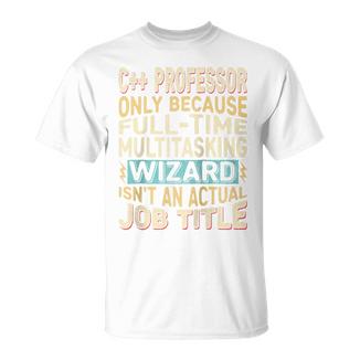 Wizard Job Title Quote C Professor Manche Raglan T-Shirt - Cadeauxyz