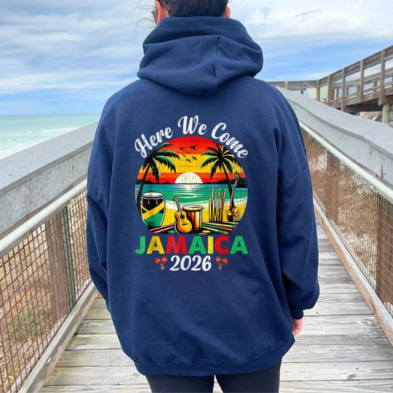 Here We Come Jamaica 2026 Girls Trip Family Summer Vacation Women