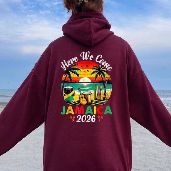 Here We Come Jamaica 2026 Girls Trip Family Summer Vacation Women